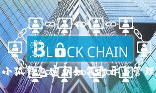 小狐錢包密鑰如何打開與管理